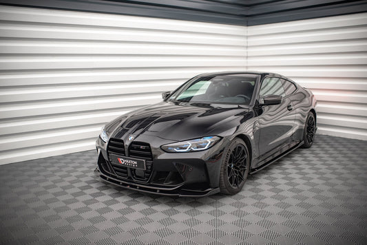 Front Ansatz V.3 für BMW M4 G82 / M3 G80 schwarz matt