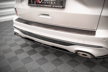Mittlerer Diffusor Heck Ansatz für Ford Kuga ST-Line Mk3 schwarz Hochglanz