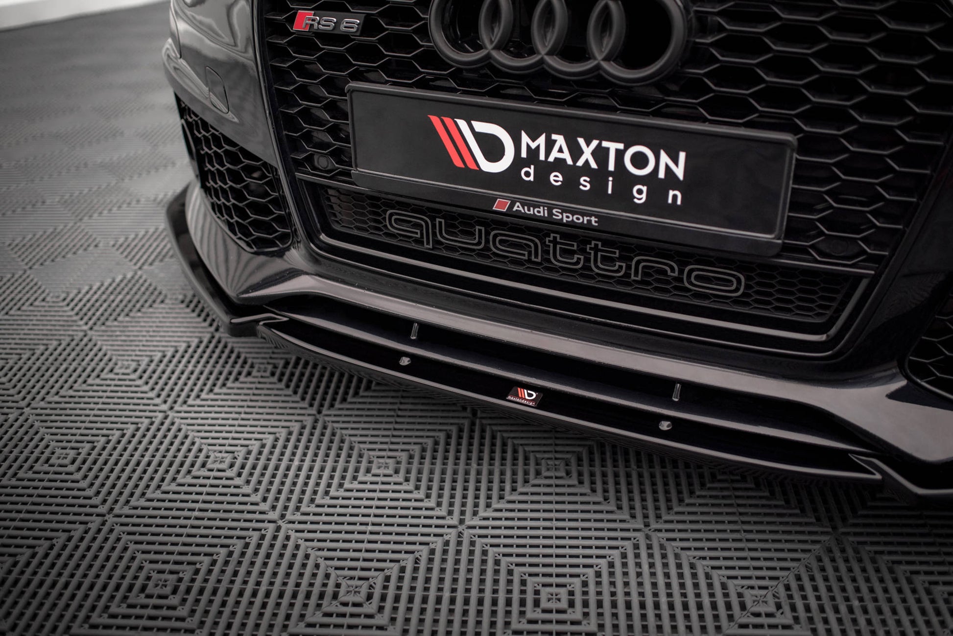 Front Ansatz für Audi A6 RS6 Look C7 Carbon Look