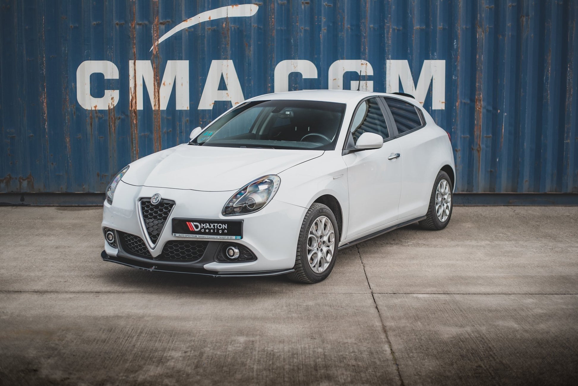 Front Ansatz V.2 für Alfa Romeo Giulietta  Carbon Look