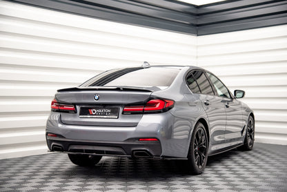 Spoiler CAP für BMW 5er G30 Facelift M-Paket schwarz matt