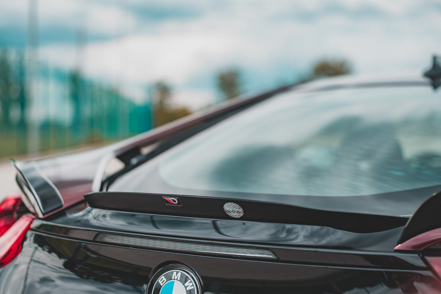 Spoiler CAP für Paket BMW i8 schwarz matt