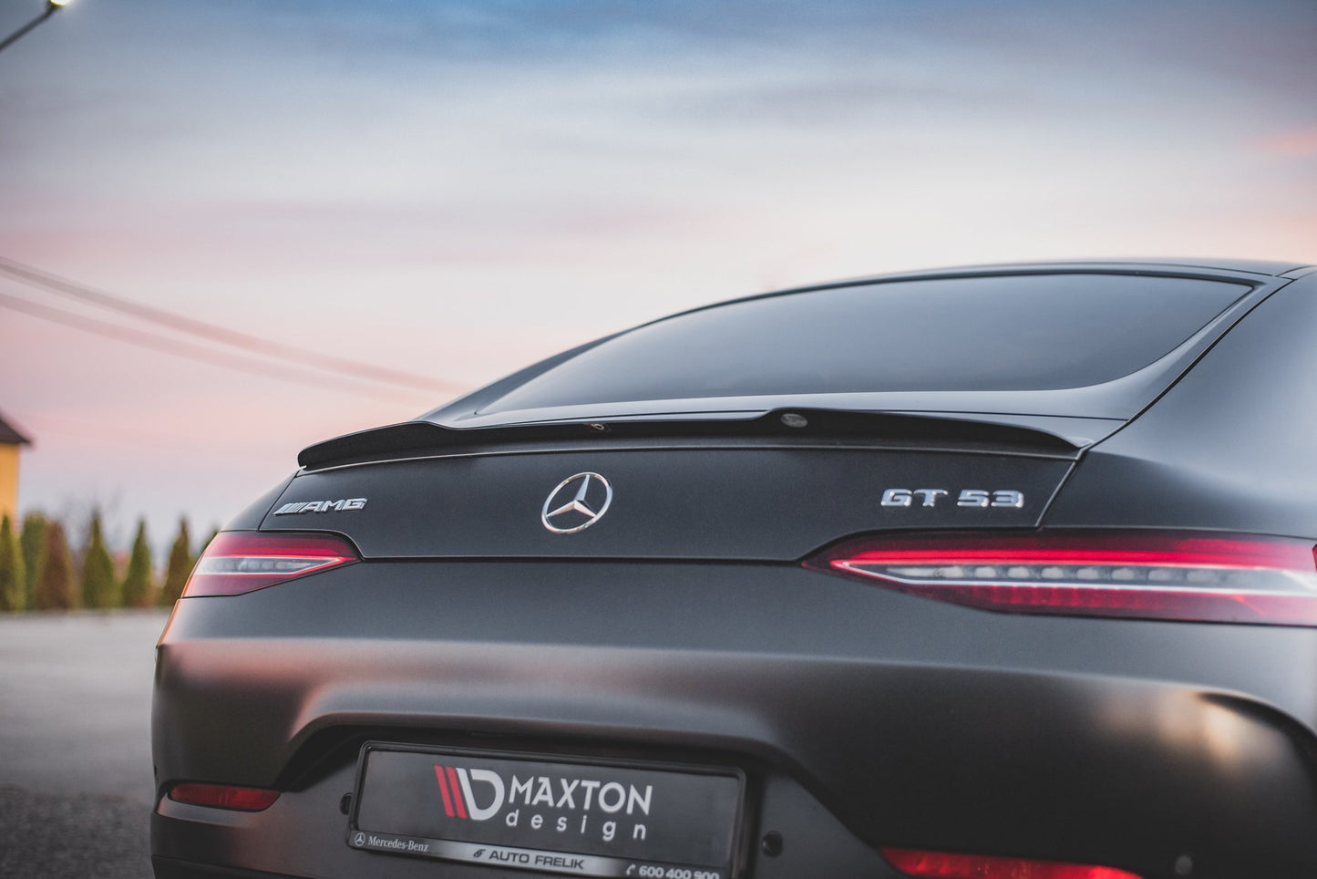 Spoiler CAP für Mercedes-AMG GT 53 4 Door-Coupe schwarz matt
