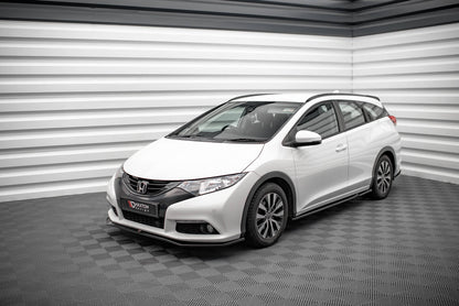 Seitenschweller Ansatz für Honda Civic Mk9 schwarz matt