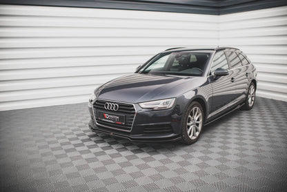 Front Ansatz V.2 für Audi A4 B9 Carbon Look
