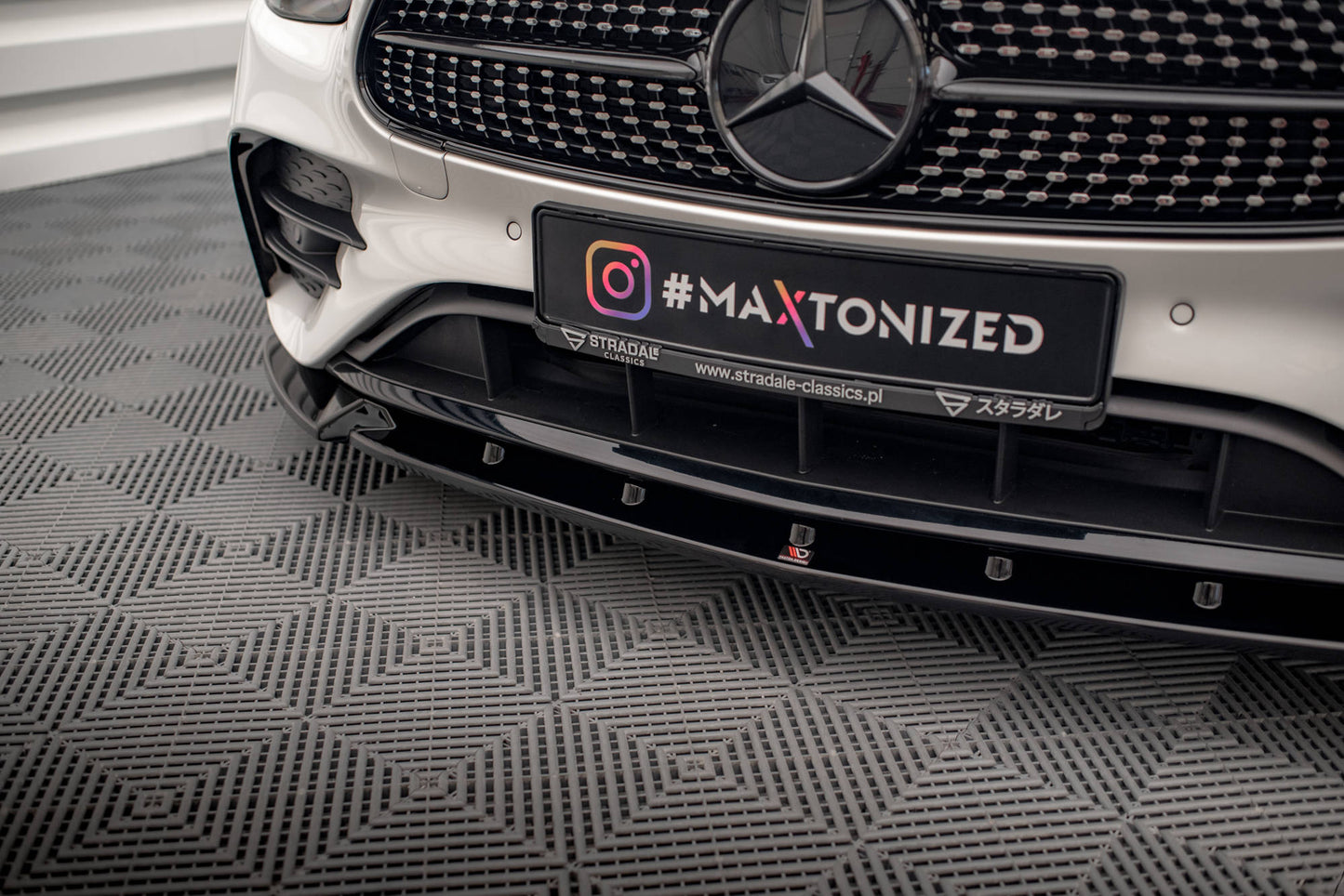 Front Ansatz V.2 für Mercedes-Benz E AMG-Line W213 Facelift Carbon Look