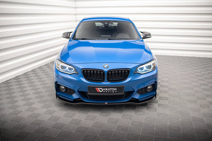 Front Ansatz V.1 für BMW 2 M-Paket F22 schwarz matt