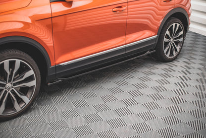Seitenschweller Ansatz für Volkswagen T-Roc Mk1 Carbon Look