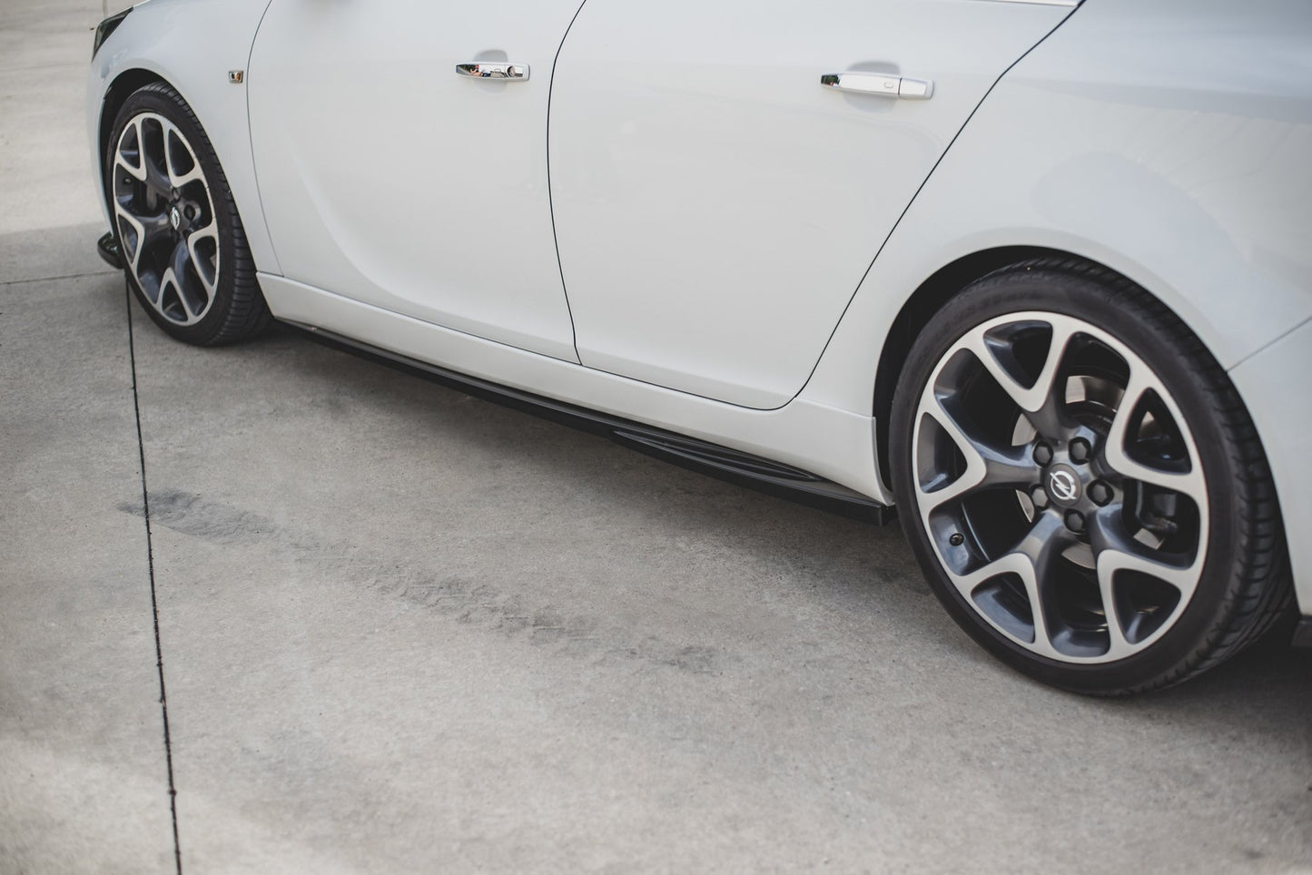 Seitenschweller Ansatz für Opel Insignia Mk. 1 OPC  Carbon Look