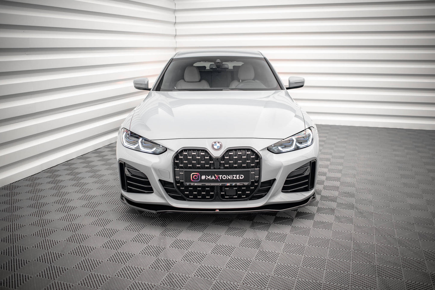 Front Ansatz V.1 für BMW 4er Gran Coupe M-Paket G26 Carbon Look