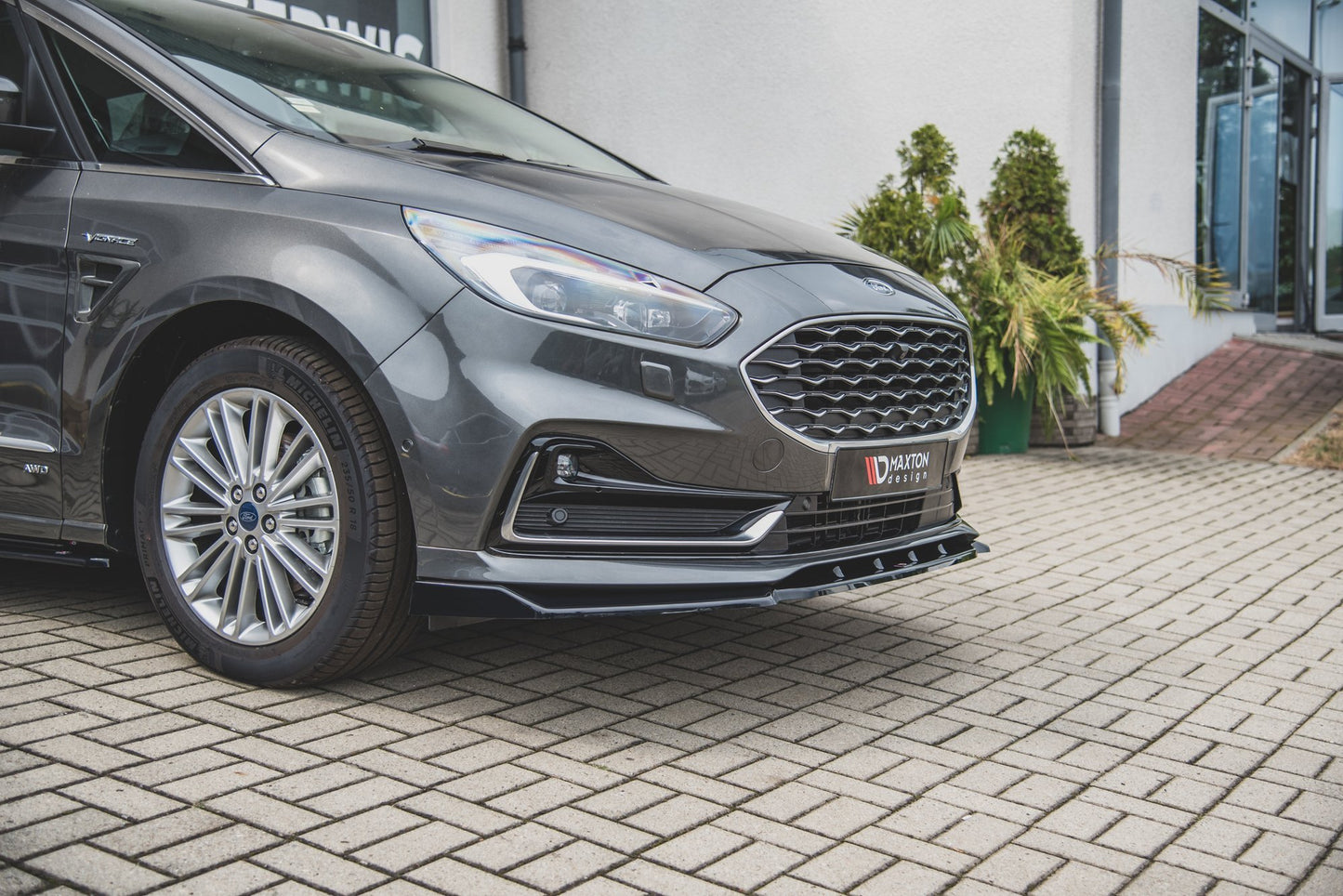 Front Ansatz für Ford S-Max Mk2 Facelift Carbon Look