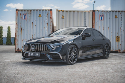 Seitenschweller Ansatz für Mercedes-Benz CLS AMG-Line / 53AMG C257 Carbon Look