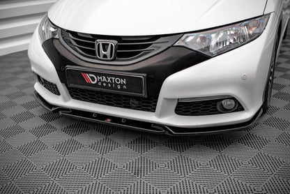Front Ansatz V.2 für Honda Civic Mk9 schwarz matt