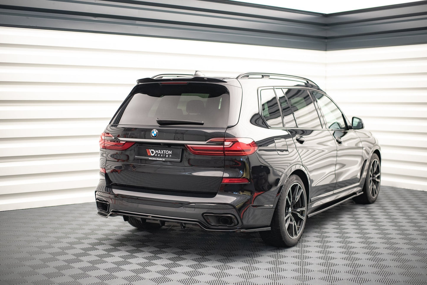 Spoiler CAP für BMW X7 M G07 schwarz matt