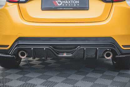 Diffusor Heck Ansatz für Toyota GR Yaris Mk4 schwarz matt