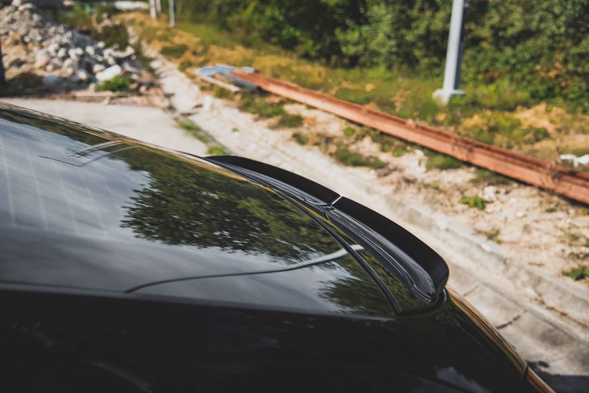 Spoiler CAP für Porsche Panamera Turbo 970 Facelift Carbon Look