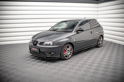 Seitenschweller Ansatz für Seat Ibiza Cupra Mk3 schwarz matt