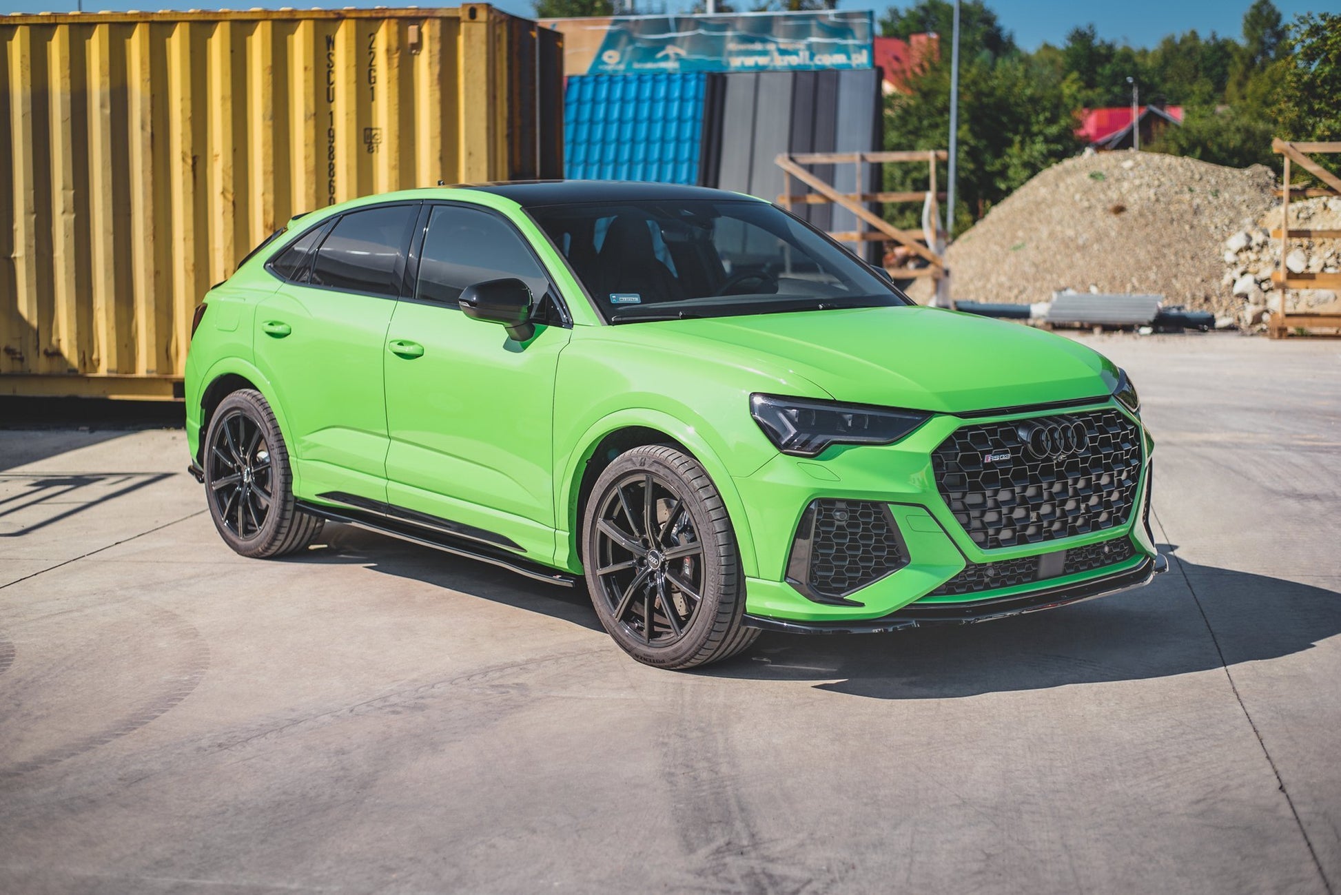 Front Ansatz V.2 für Audi RSQ3 F3 schwarz matt