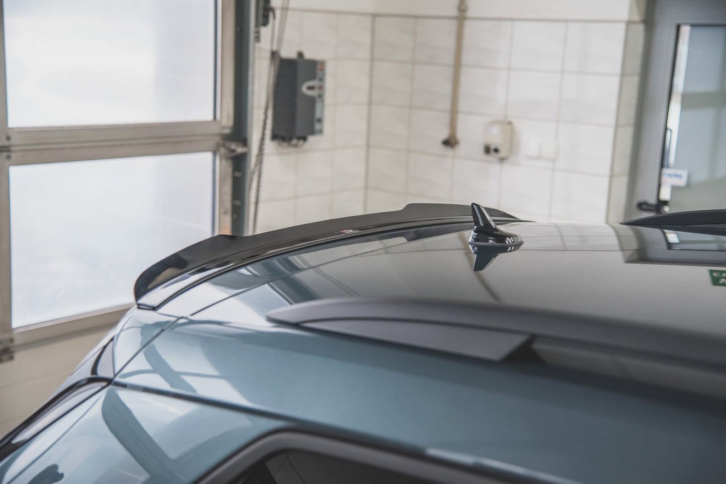Spoiler CAP V.2 für Skoda Kodiaq Mk1 Sportline/RS schwarz Hochglanz