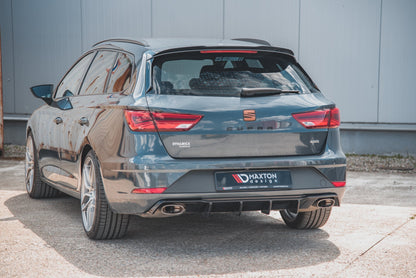Diffusor Heck Ansatz V.2 für Seat Leon Cupra ST Mk3 FL