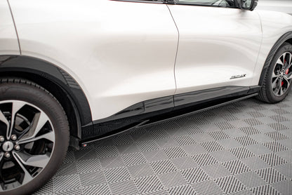 Seitenschweller Ansatz für Ford Mustang Mach-E Mk1 schwarz matt