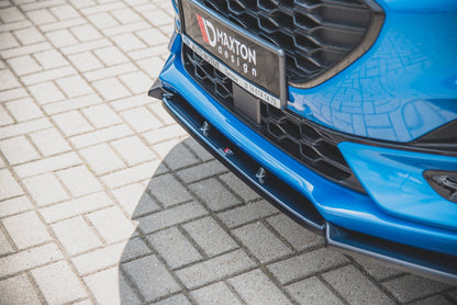 Front Ansatz für Ford Puma ST-Line schwarz Hochglanz