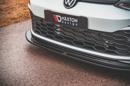 Front Ansatz V.5 für Volkswagen Golf 8 GTI schwarz Hochglanz