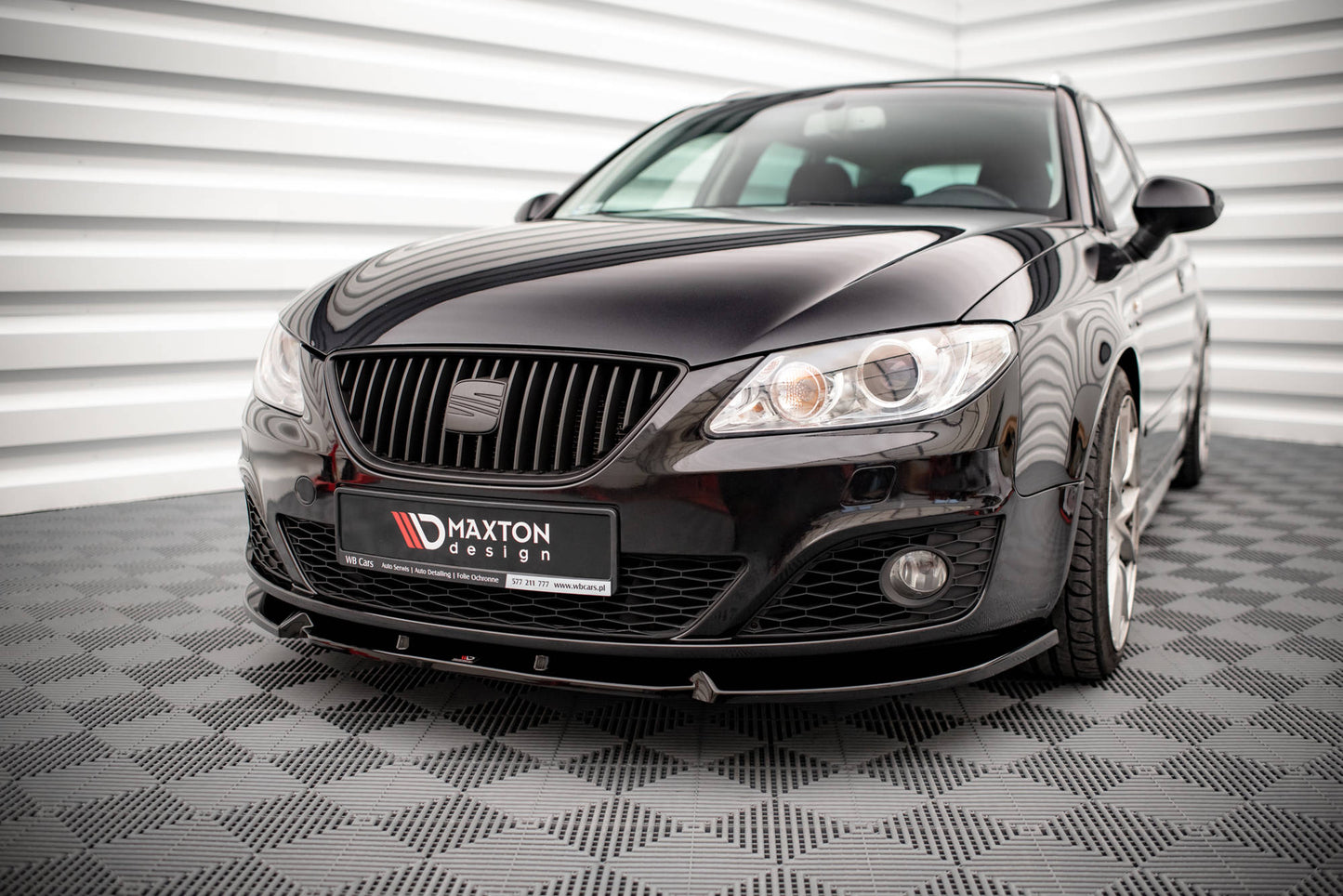 Front Ansatz V.1 für Seat Exeo Carbon Look