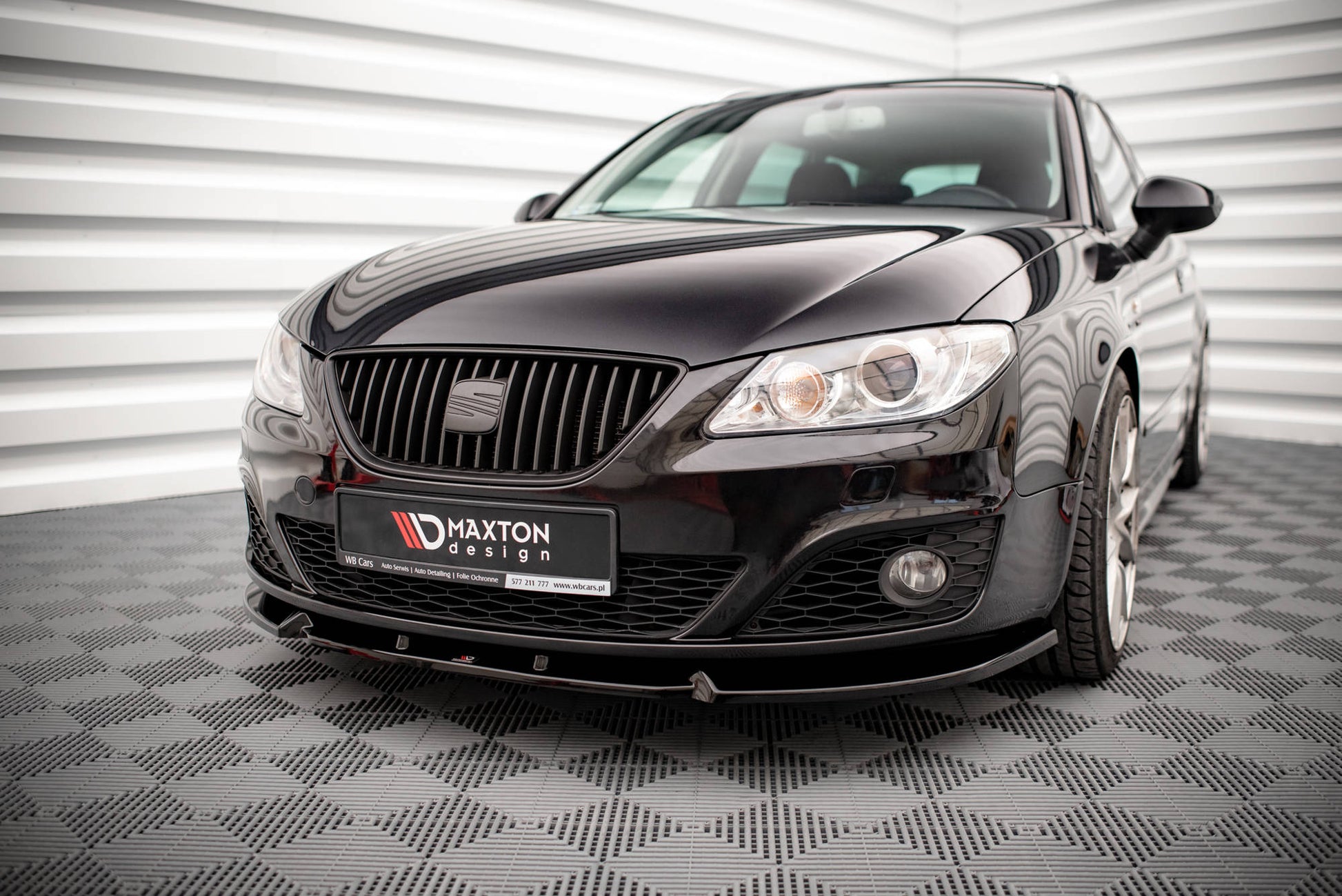 Front Ansatz V.1 für Seat Exeo Carbon Look