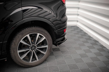 Heck Ansatz Flaps Diffusor für Ford Escape ST-Line Mk3 schwarz matt