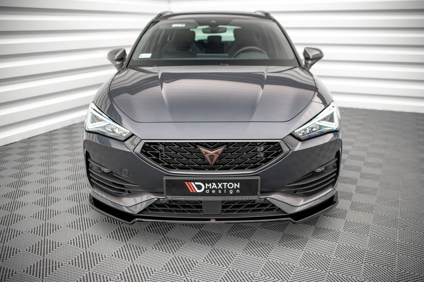 Front Ansatz V.2 für Cupra Leon schwarz matt