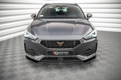 Front Ansatz V.2 für Cupra Leon schwarz Hochglanz