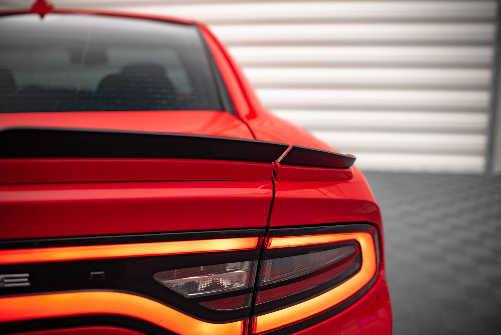 Spoiler CAP für Paket Dodge Charger RT Mk7 Facelift Carbon Look