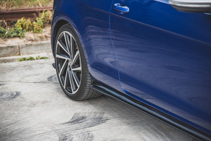 Robuste Racing Seitenschweller Ansatz für für VW Golf 7 R / R-Line Facelift