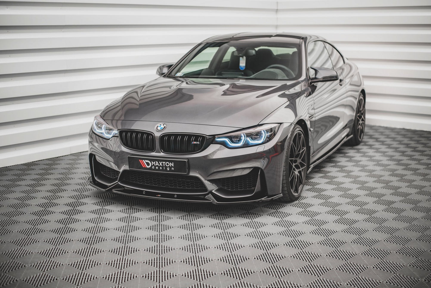 Front Ansatz für BMW M4 F82 schwarz matt