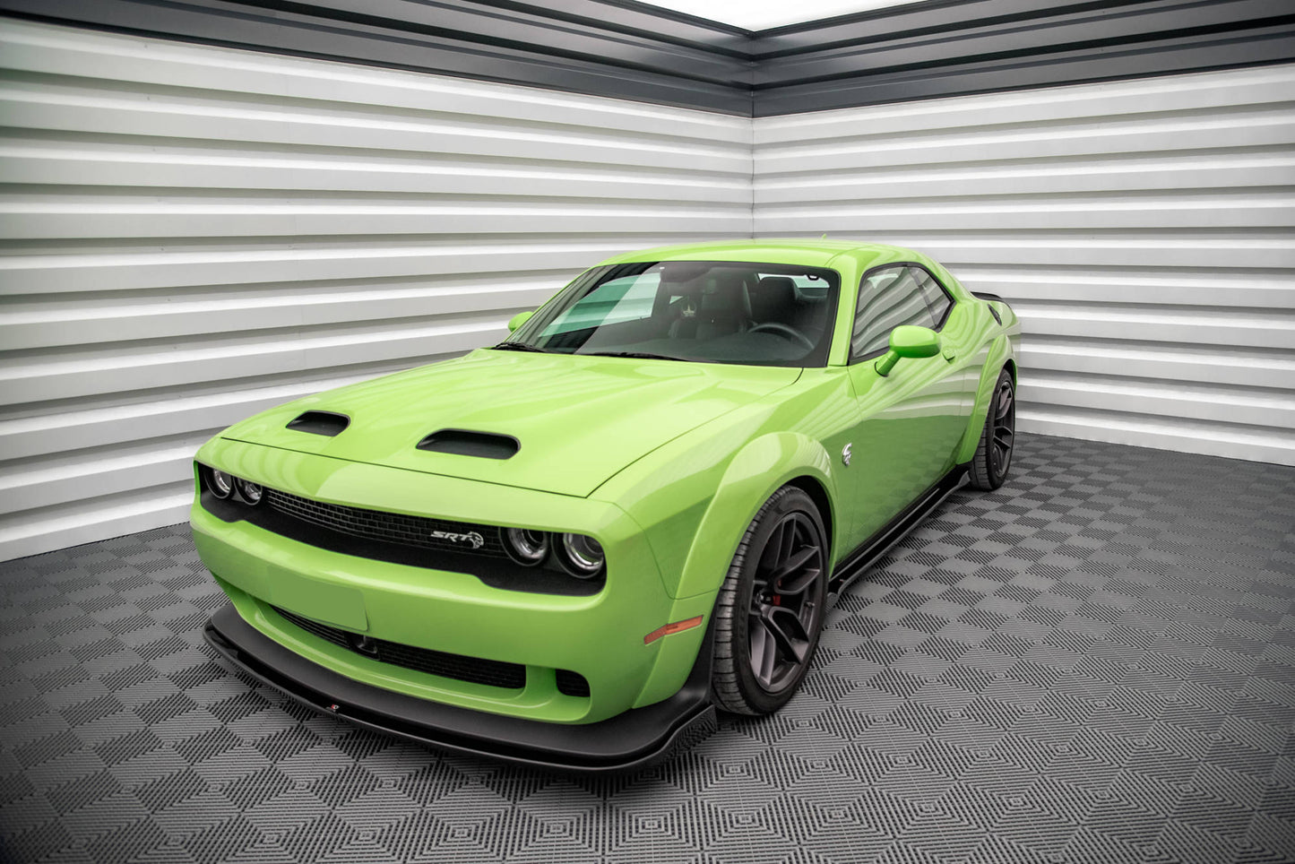 Seitenschweller Ansatz für Dodge Challenger SRT Hellcat Mk3 Carbon Look