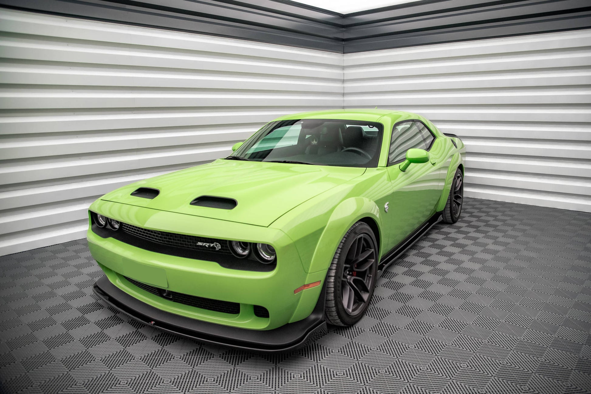 Seitenschweller Ansatz für Dodge Challenger SRT Hellcat Mk3 Carbon Look