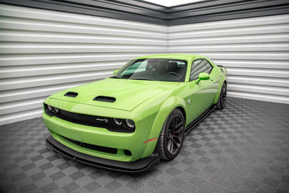 Seitenschweller Ansatz für Dodge Challenger SRT Hellcat Mk3 schwarz Hochglanz
