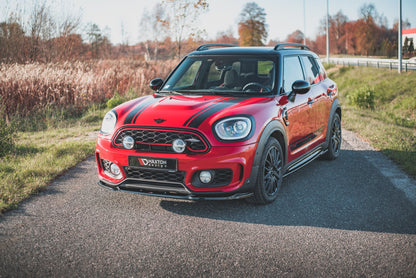 Front Ansatz V.2 für Mini Countryman Mk2 F60 JCW schwarz matt
