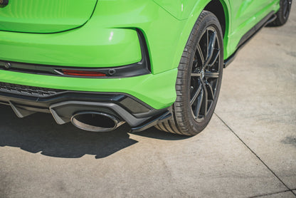 Heck Ansatz Flaps Diffusor für Audi RSQ3 F3 Carbon Look