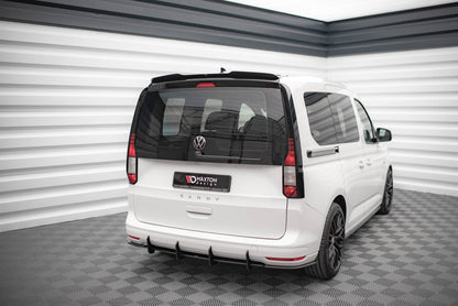 Spoiler CAP für Volkswagen Caddy Mk5 schwarz matt