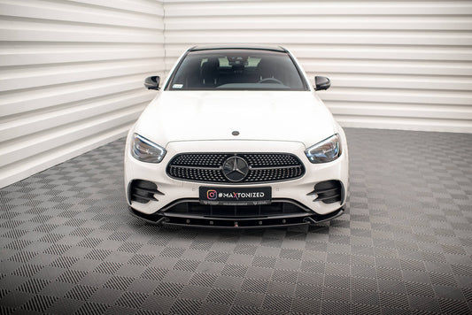 Front Ansatz V.2 für Mercedes-Benz E AMG-Line W213 Facelift schwarz matt
