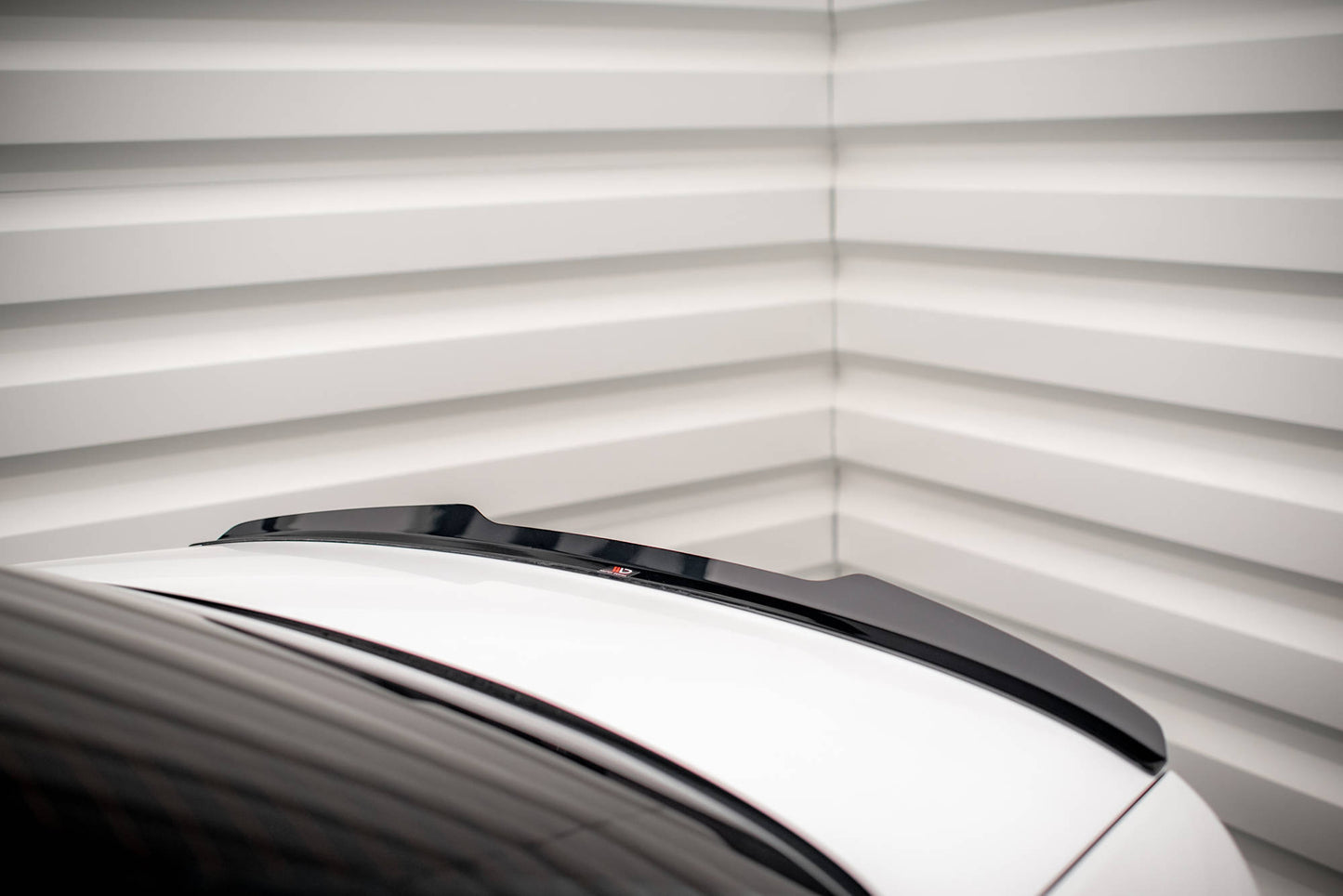 Spoiler CAP für Audi A4 Limousine B9 Facelift schwarz Hochglanz