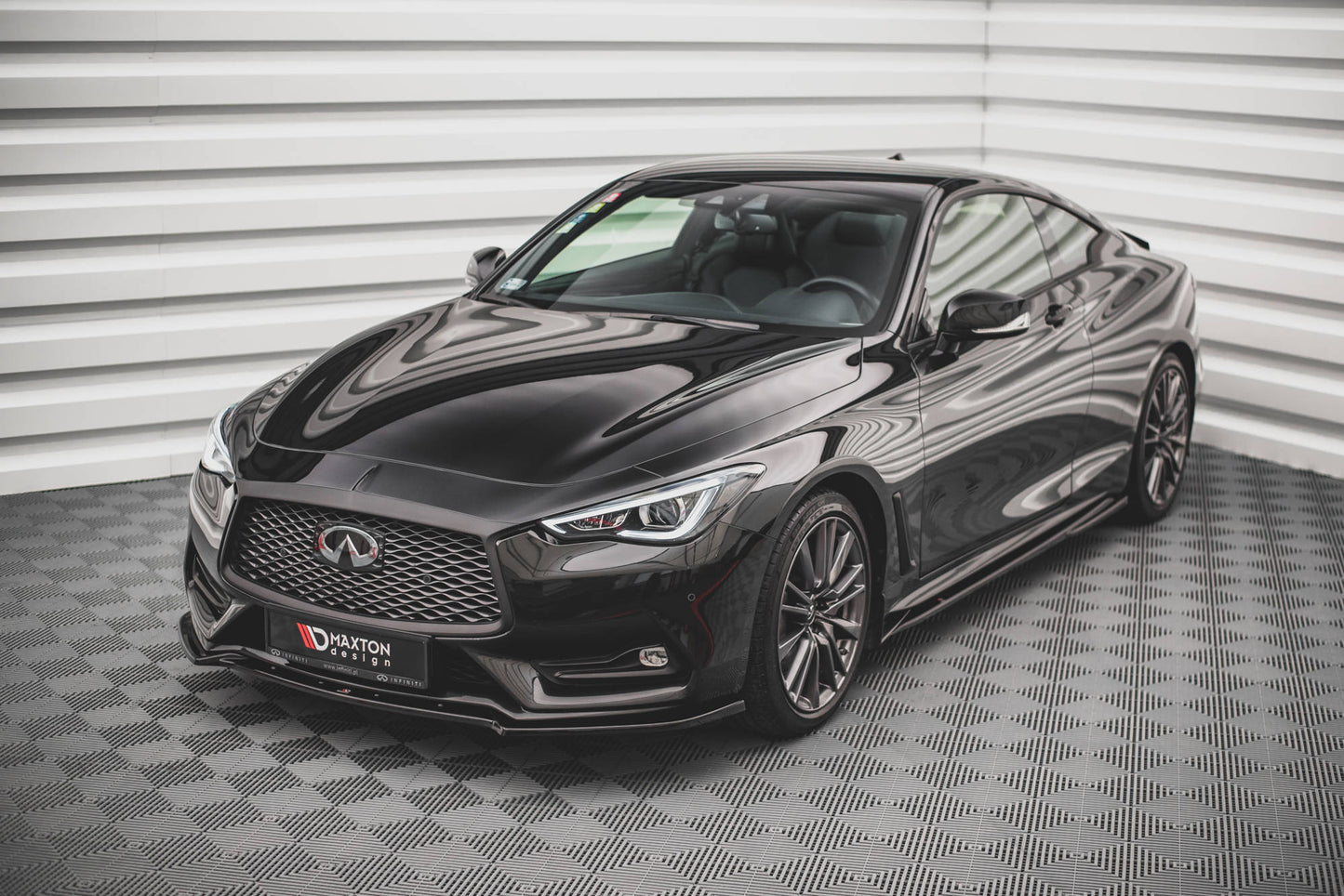 Front Ansatz für Infiniti Q60 S Mk2 Carbon Look