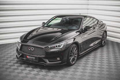 Front Ansatz für Infiniti Q60 S Mk2 Carbon Look
