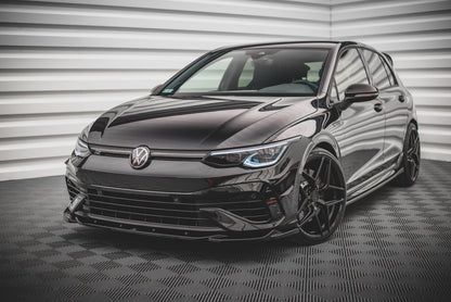 Front Ansatz V.4 für Volkswagen Golf R Mk8 schwarz matt