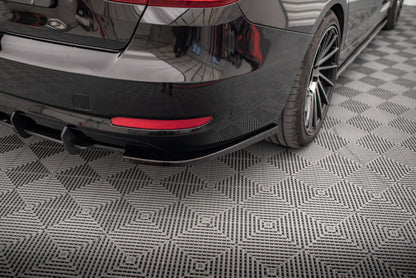 Heck Ansatz Flaps Diffusor für BMW 3er GT F34 schwarz matt