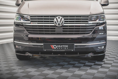Front Ansatz V.2 für Volkswagen T6 Facelift schwarz matt