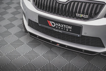 Front Ansatz V.4 für Skoda Octavia RS Mk3 Carbon Look