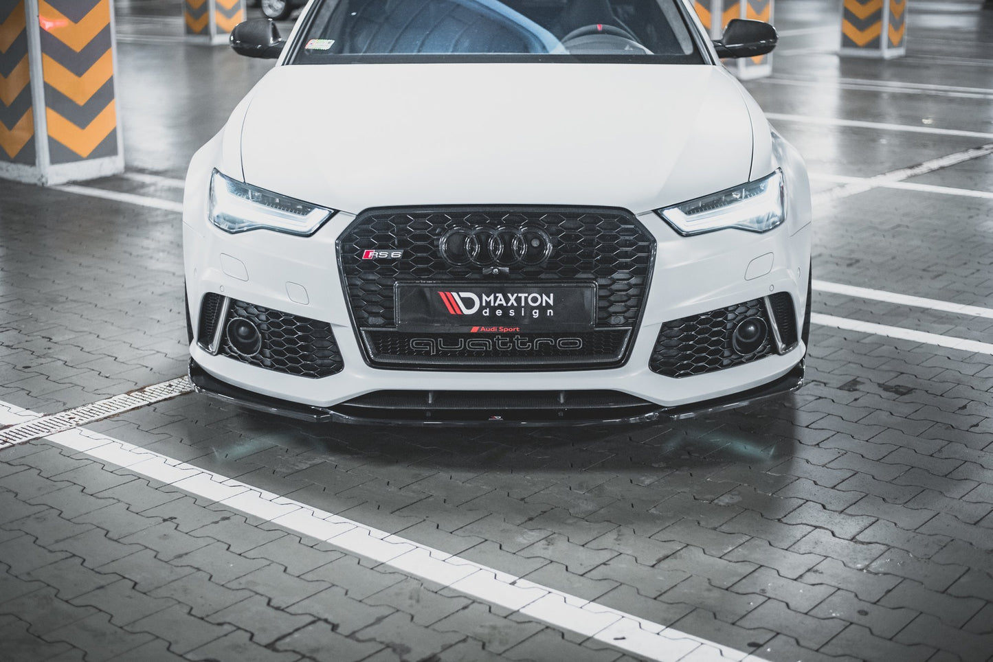 Front Ansatz V.3 für Audi RS6 C7 Carbon Look